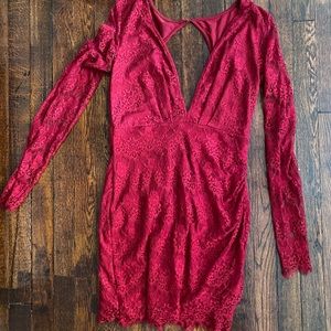 Windsor Red Lace Dress